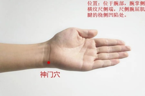 神門穴位置 神門穴位置