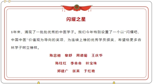 紅杏林閃耀之星獎