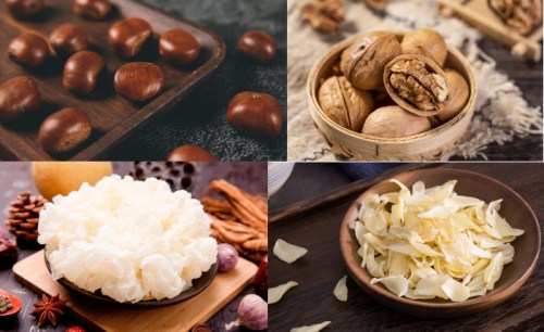 板栗、核桃、桂圓、百合 板栗、核桃、桂圓、百合