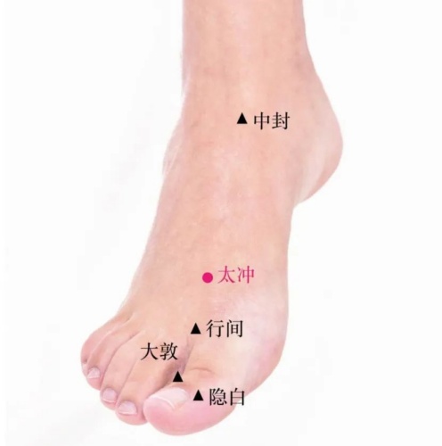 太沖穴位置